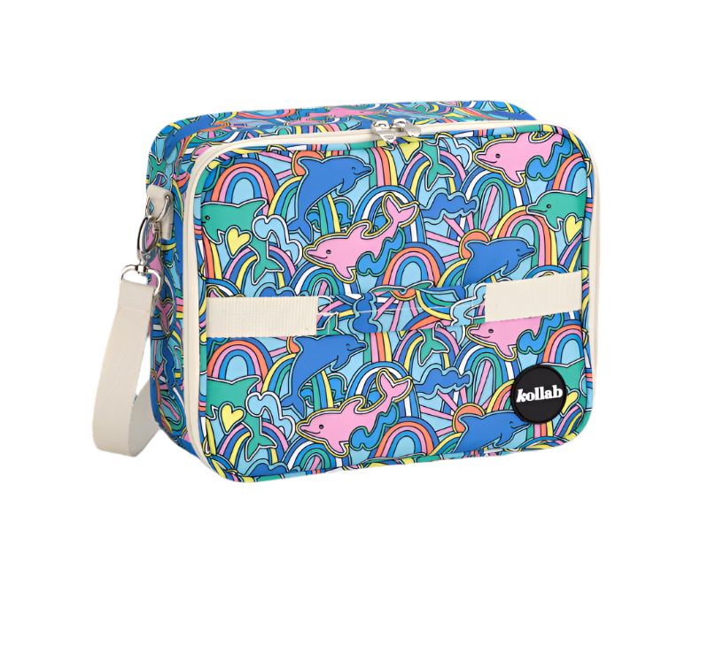 Kollab Insulated Bento Lunch Bag - Dolphin Dreams