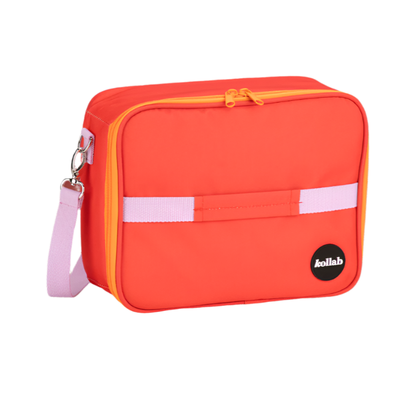 Kollab Insulated Bento Lunch Bag - Cherry Red