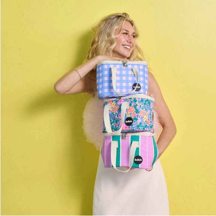 Kollab Insulated Lunch Bag - Spring Stripe