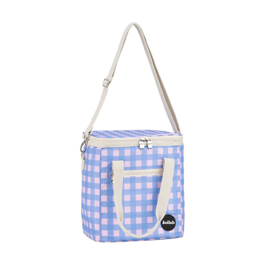 Kollab Mini Insulated Cooler Bag - Skyberry Gingham