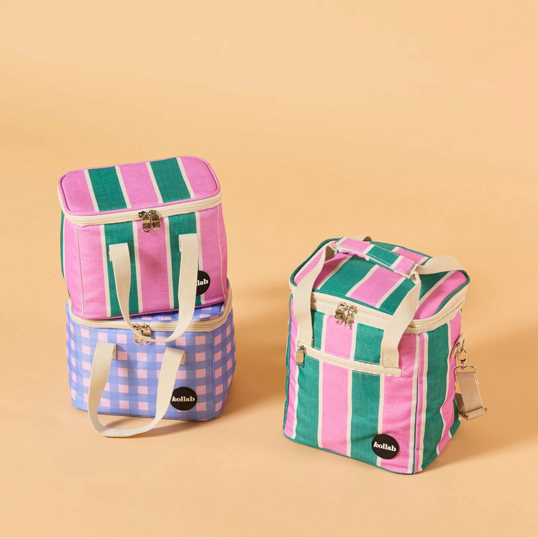 Kollab Mini Insulated Cooler Bag - Spring Stripe
