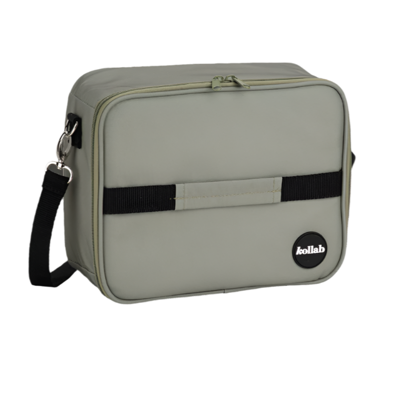 Kollab Insulated Bento Lunch Bag - Khaki Black