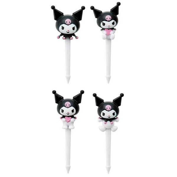 Kuromi Food Picks - 4pk