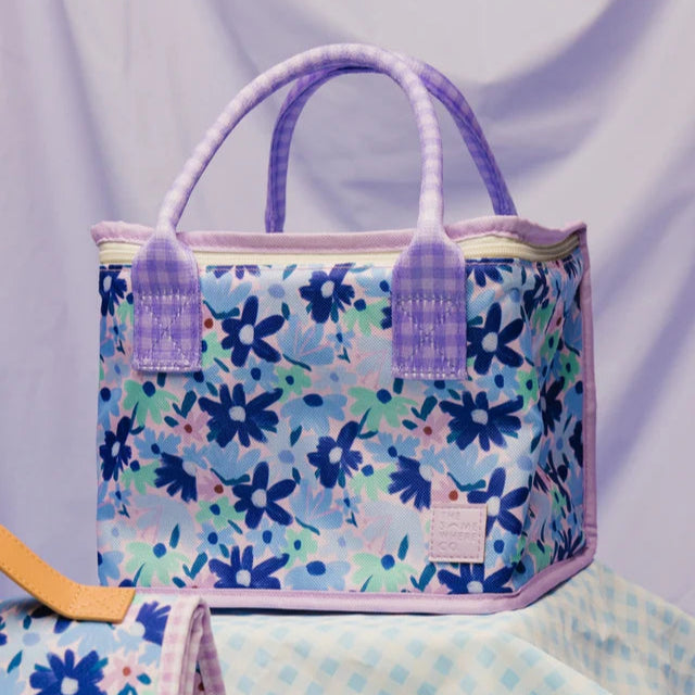 The Somewhere Co. Insulated Lunch Bag - Blue Meadow