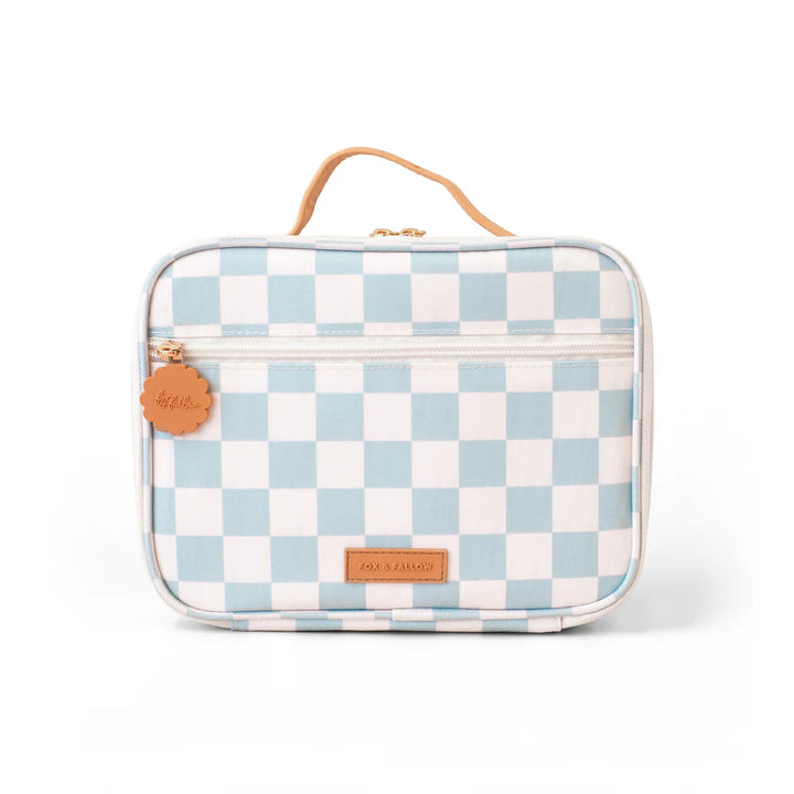 Fox & Fallow Insulated Lunch Bag - MINI - Sage Check