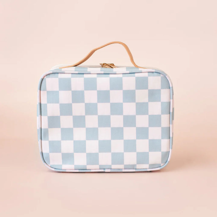 Fox & Fallow Insulated Lunch Bag - MINI - Sage Check