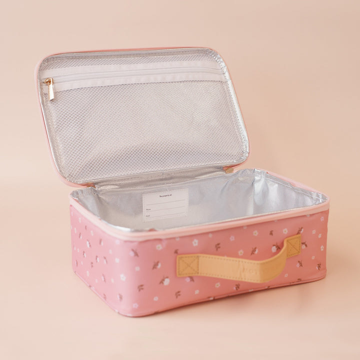 Fox & Fallow Insulated Lunch Bag - LARGE - Dusty Roses