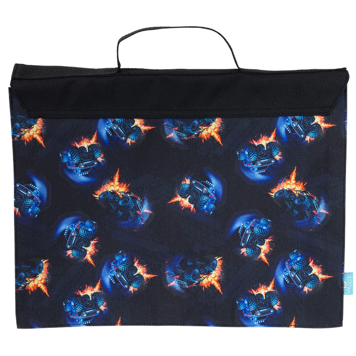 Spencil Library Bag - Monster Blaze