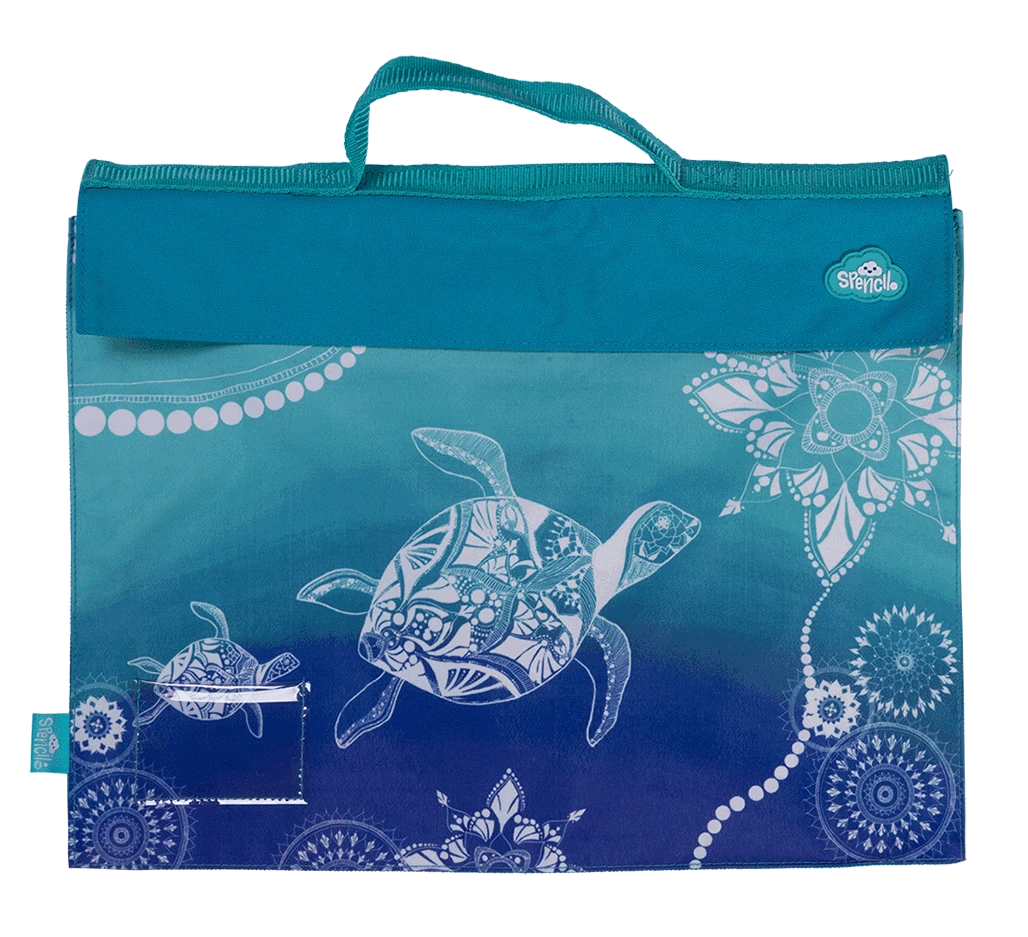 Spencil Library Bag - Turtle of Life