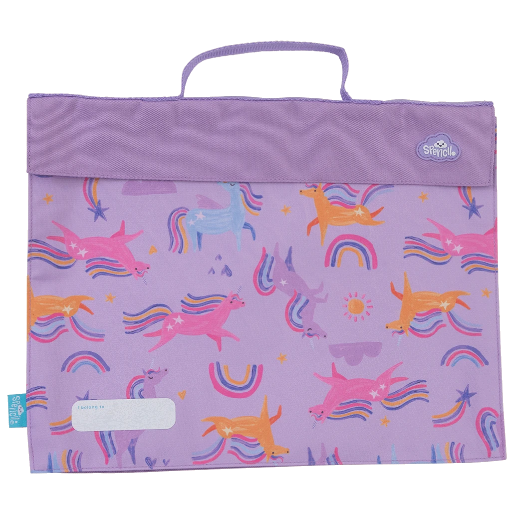 Spencil Library Bag - Unicorn Playtime