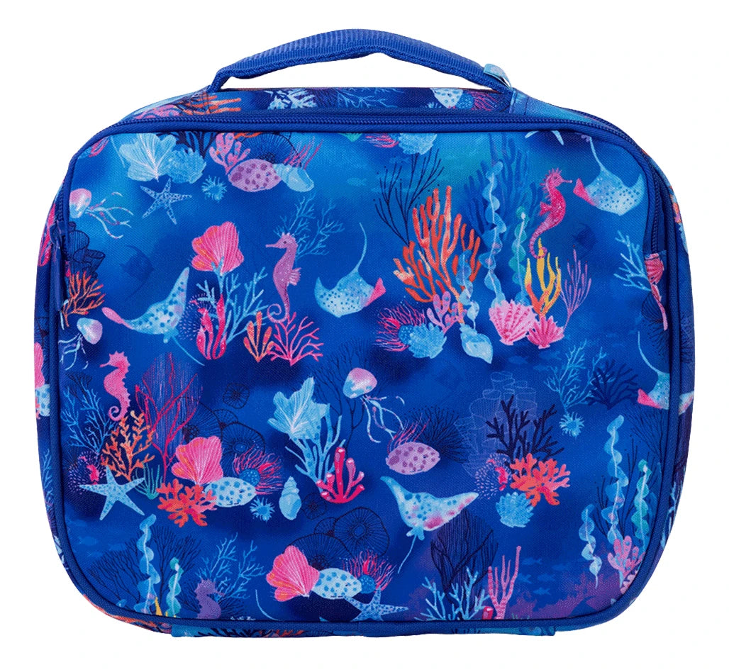 Spencil BIG Cooler Lunch Bag + Chill Pack - Coral Garden