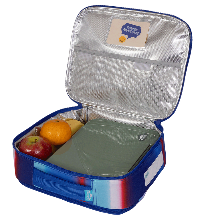 Spencil BIG Cooler Lunch Bag + Chill Pack - Flying Cars