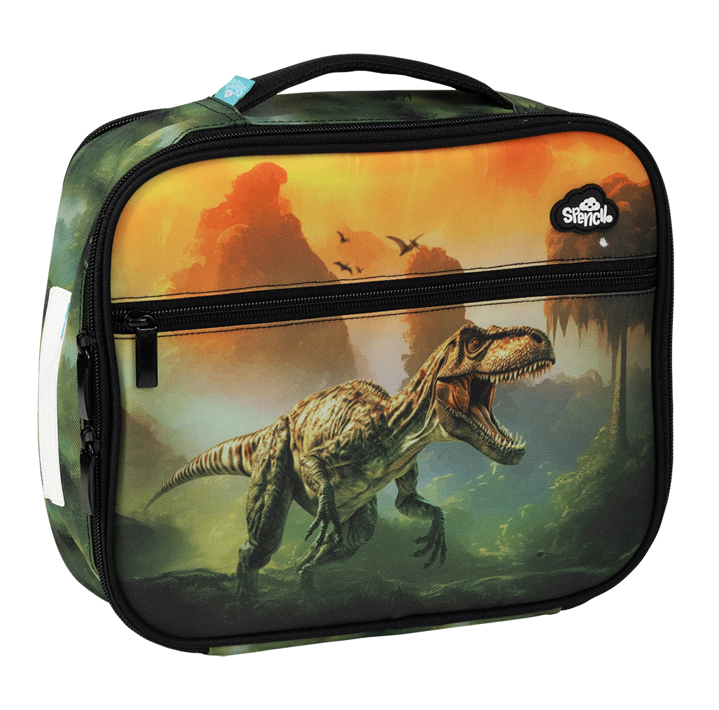 Spencil BIG Cooler Lunch Bag + Chill Pack - Jurassic Kingdom