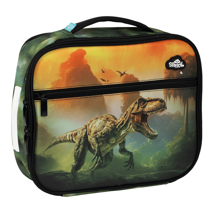 Spencil BIG Cooler Lunch Bag + Chill Pack - Jurassic Kingdom