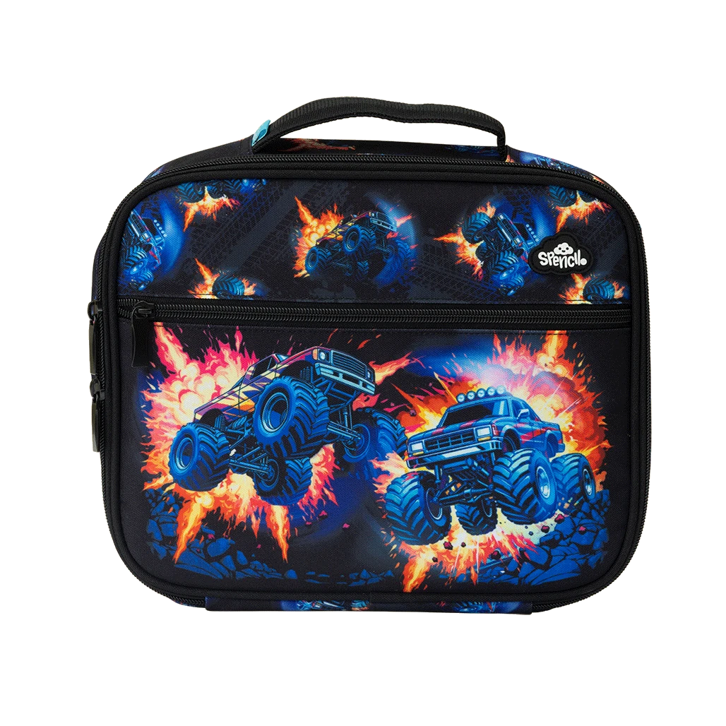 Spencil BIG Cooler Lunch Bag + Chill Pack - Monster Blaze