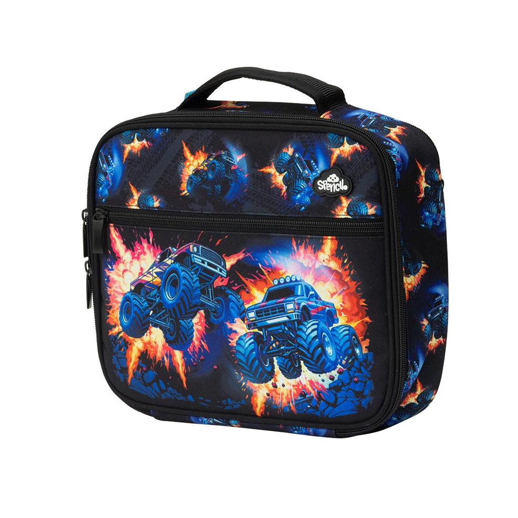 Spencil BIG Cooler Lunch Bag + Chill Pack - Monster Blaze