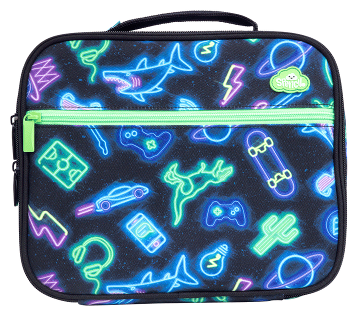 Spencil BIG Cooler Lunch Bag + Chill Pack - Neon Life