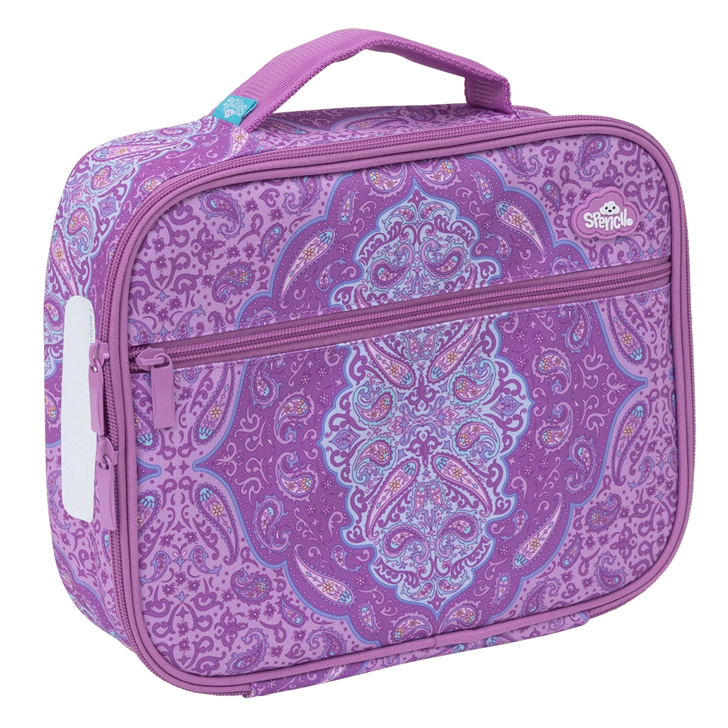 Spencil BIG Cooler Lunch Bag + Chill Pack - Paisley Daze