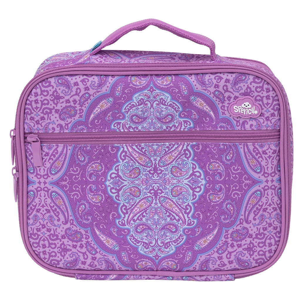 Spencil BIG Cooler Lunch Bag + Chill Pack - Paisley Daze