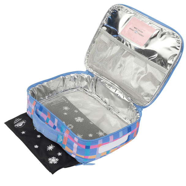 Spencil BIG Insulated Bag & Backpack Bundle - Pastel Plaid