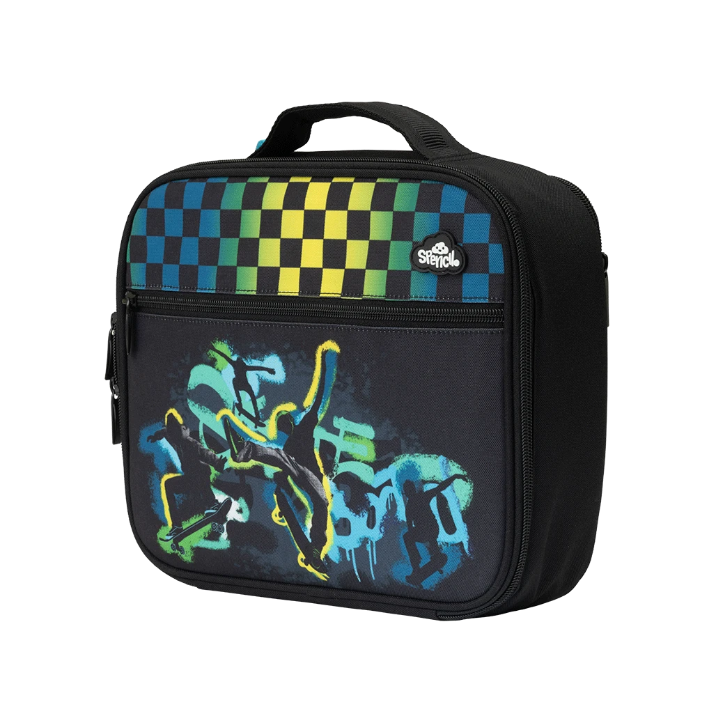 Spencil BIG Cooler Lunch Bag + Chill Pack - Skate Crew