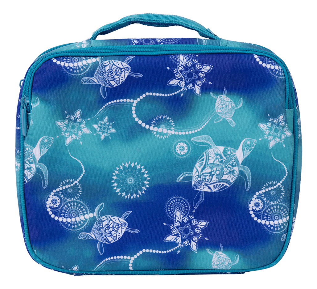 Spencil BIG Cooler Lunch Bag + Chill Pack - Turtle Of Life