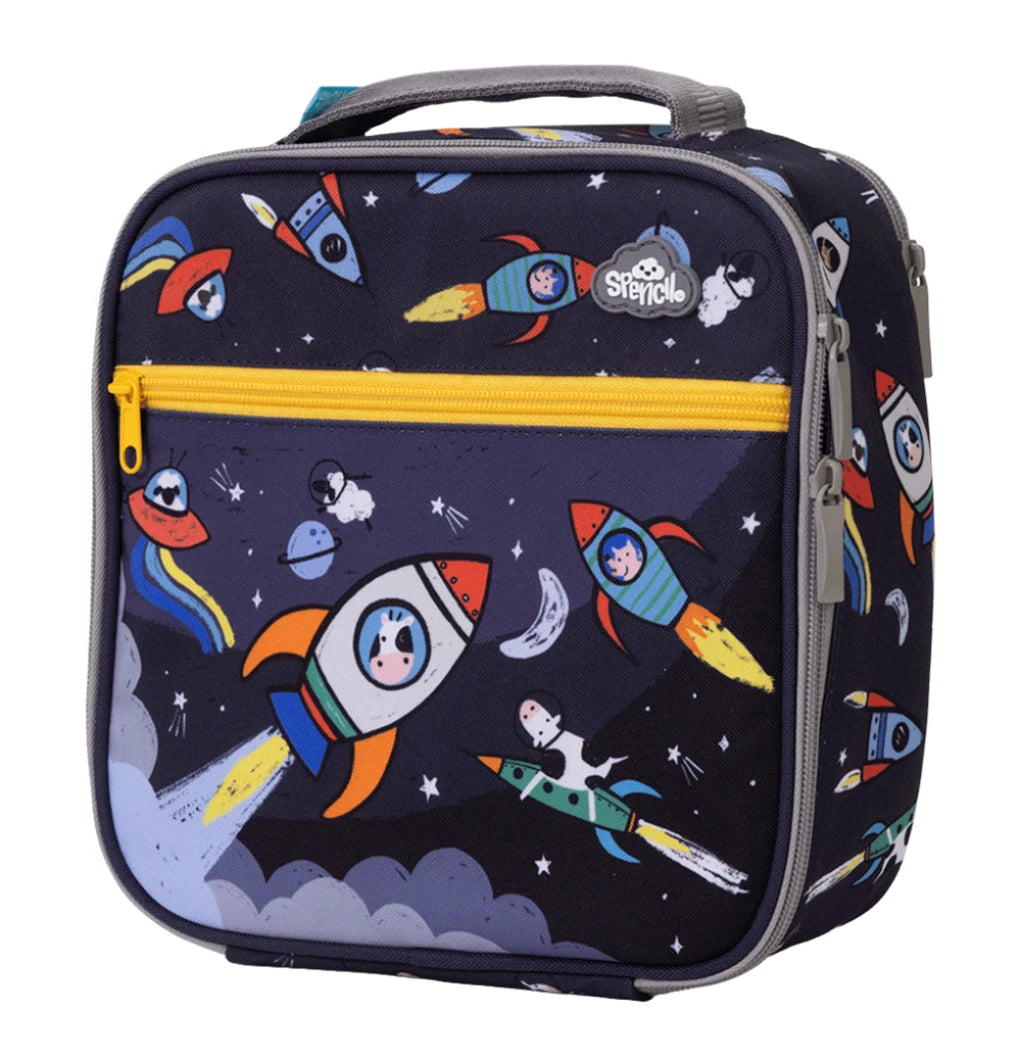 Spencil Little Cooler Lunch Bag + Chill Pack - Over The MOOOn