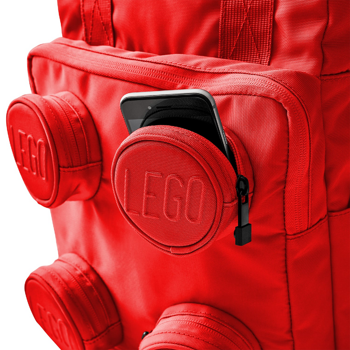 LEGO 2x2 Brick Backpack - Bright Red