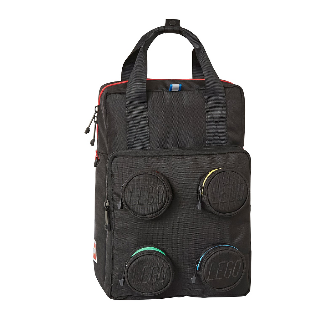 LEGO 2x2 Brick Backpack - Black/Multi