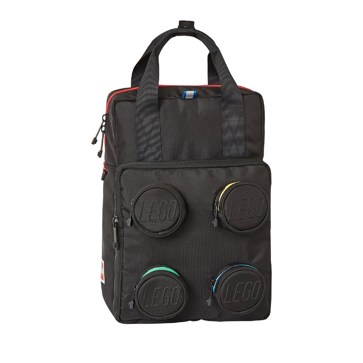 LEGO 2x2 Brick Backpack - Black/Multi