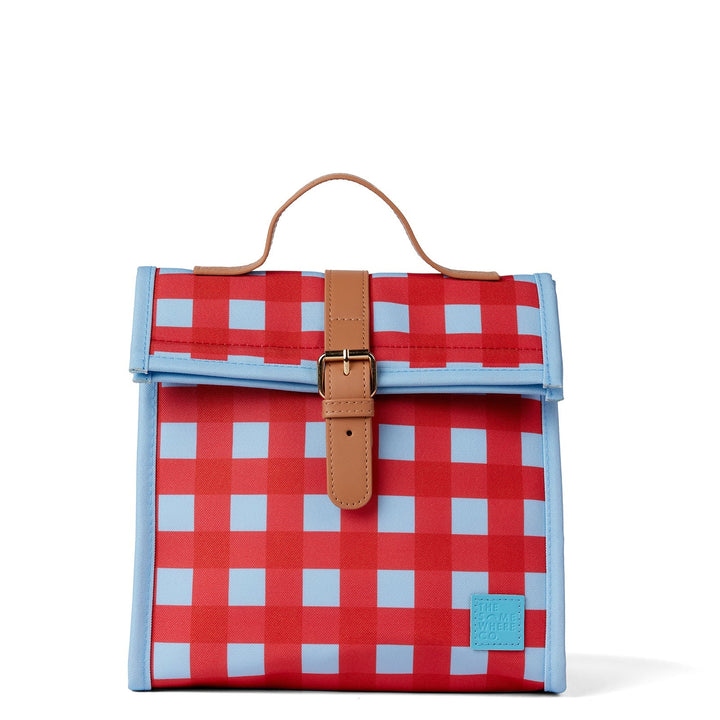 The Somewhere Co. Insulated Lunch Satchel - Raspberry Crush