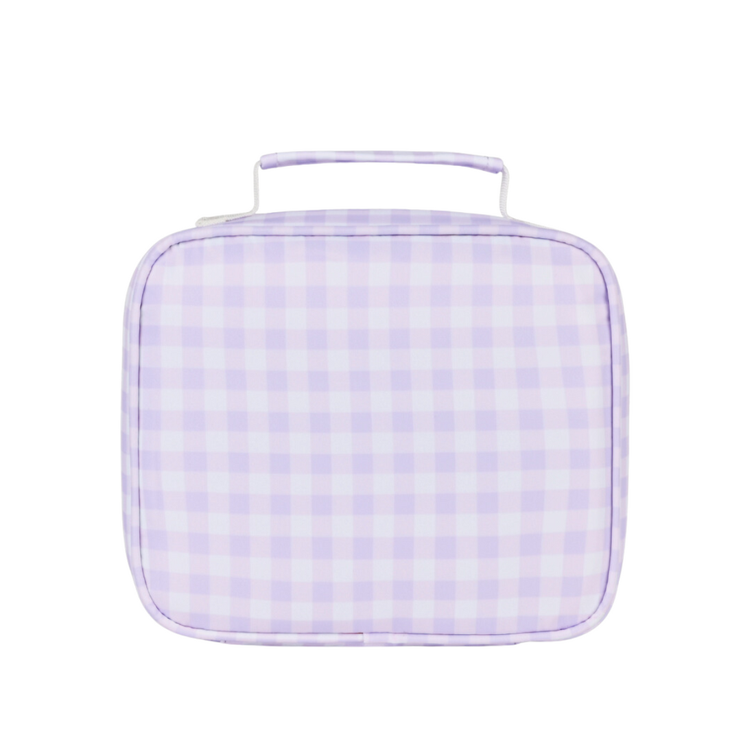 Kinnder MINI Insulated Lunch Bag - Lilac Gingham