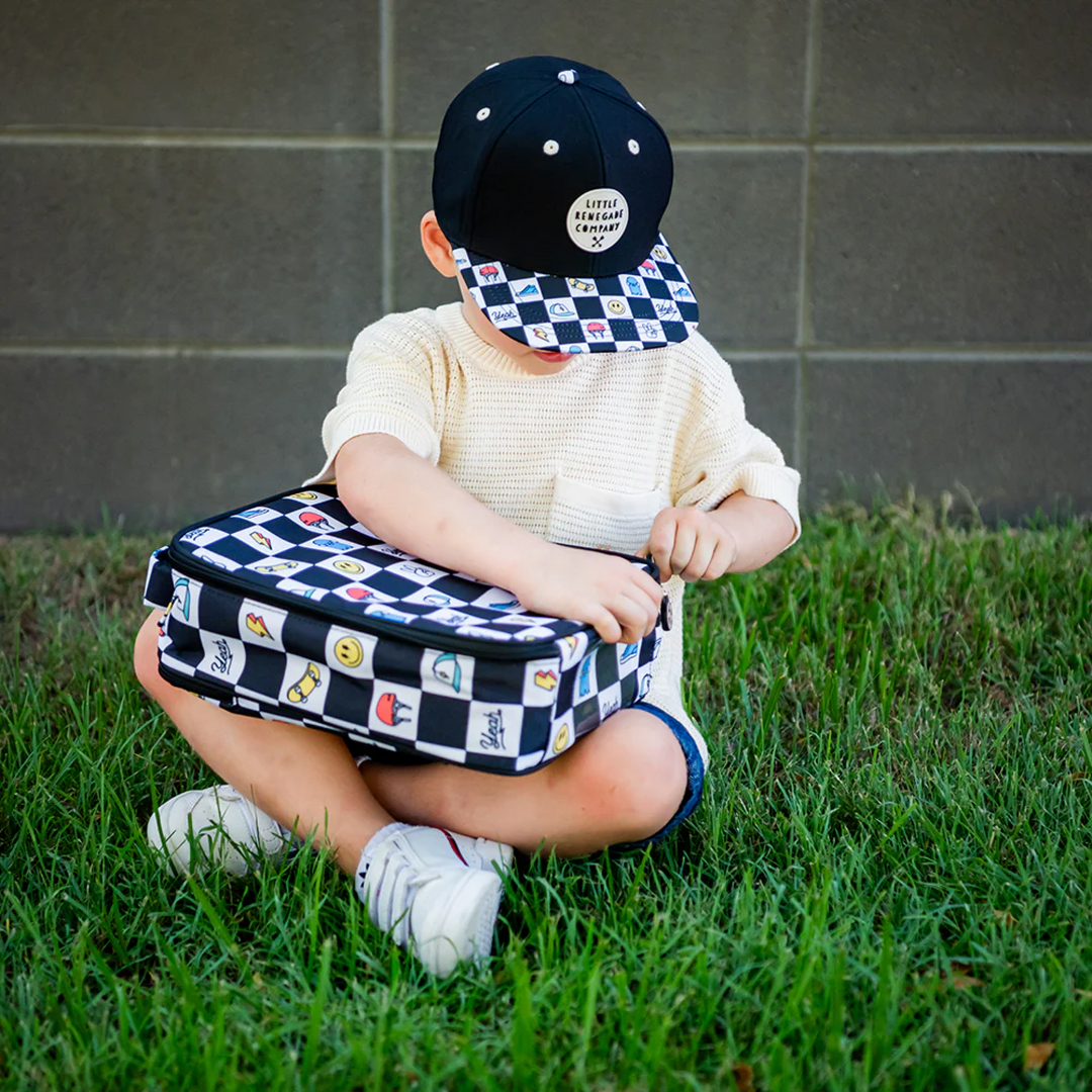 Little Renegade Company Insulated Lunch Bag - Checkmate