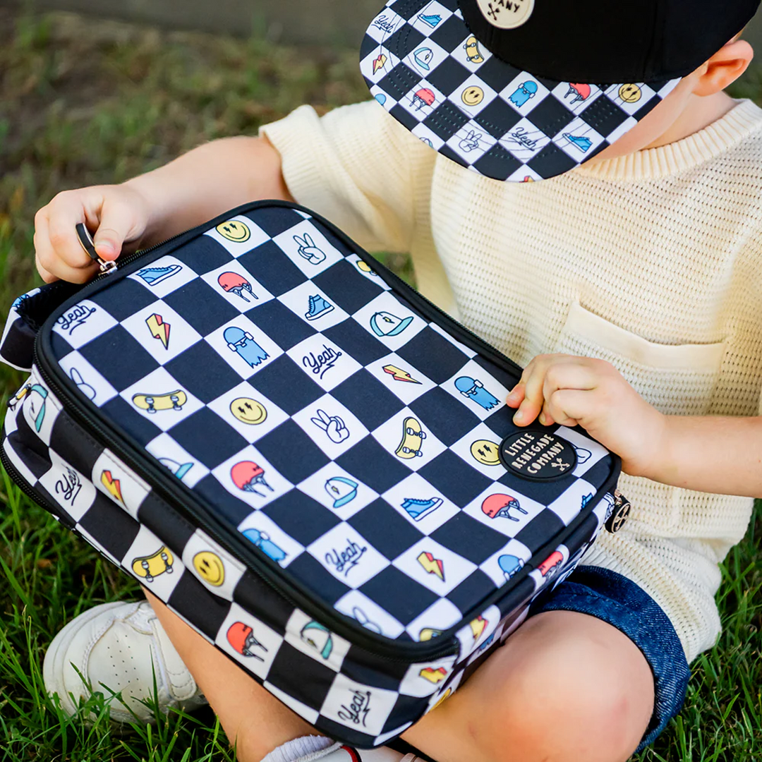 Little Renegade Company Insulated Lunch Bag - Checkmate