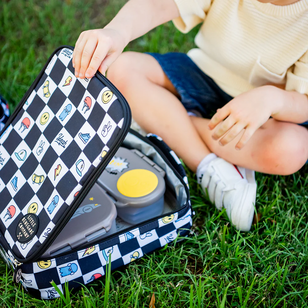 Little Renegade Company Insulated Lunch Bag - Checkmate