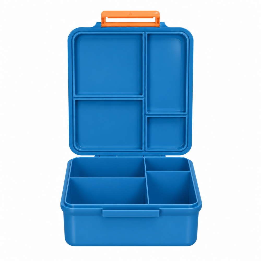 Little Phoenix Bento Lunch Box with Food Jar - Blue & Orange