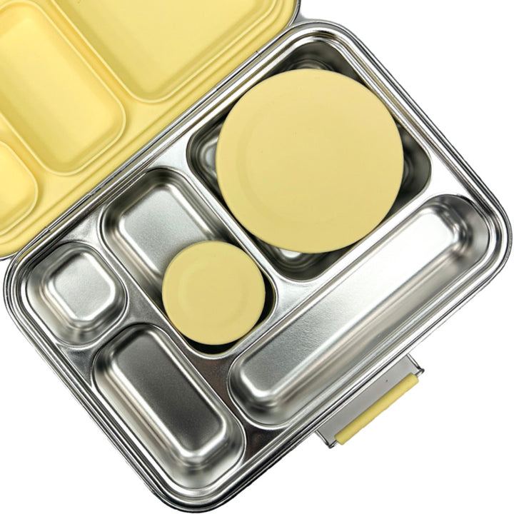 Ecococoon Stainless Steel Bento Box & Pots - Lemon