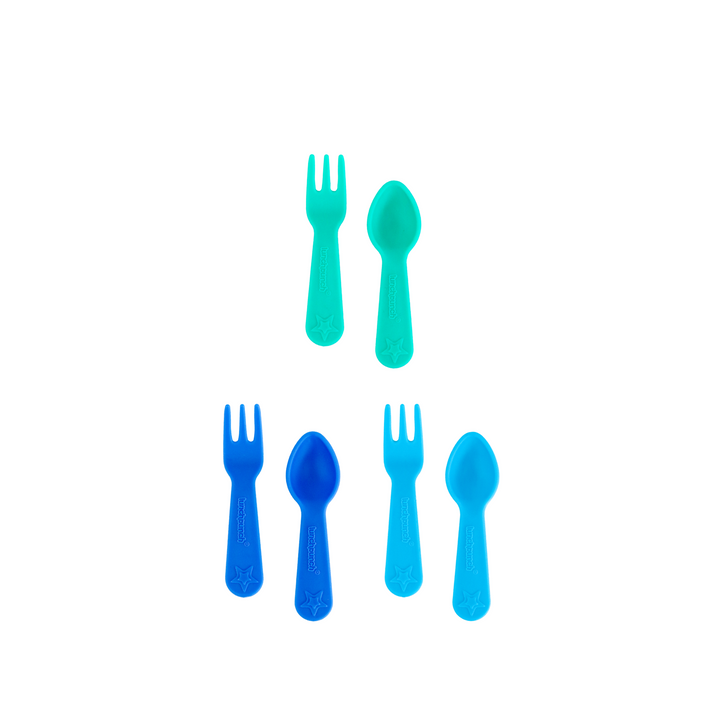 Lunch Punch Fork & Spoon Cutlery Set - Burst