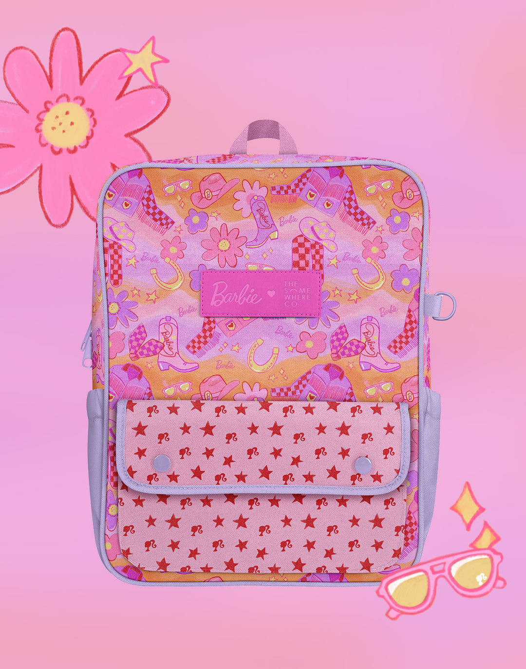 The Somewhere Co Adventure Backpack - Barbie Rodeo