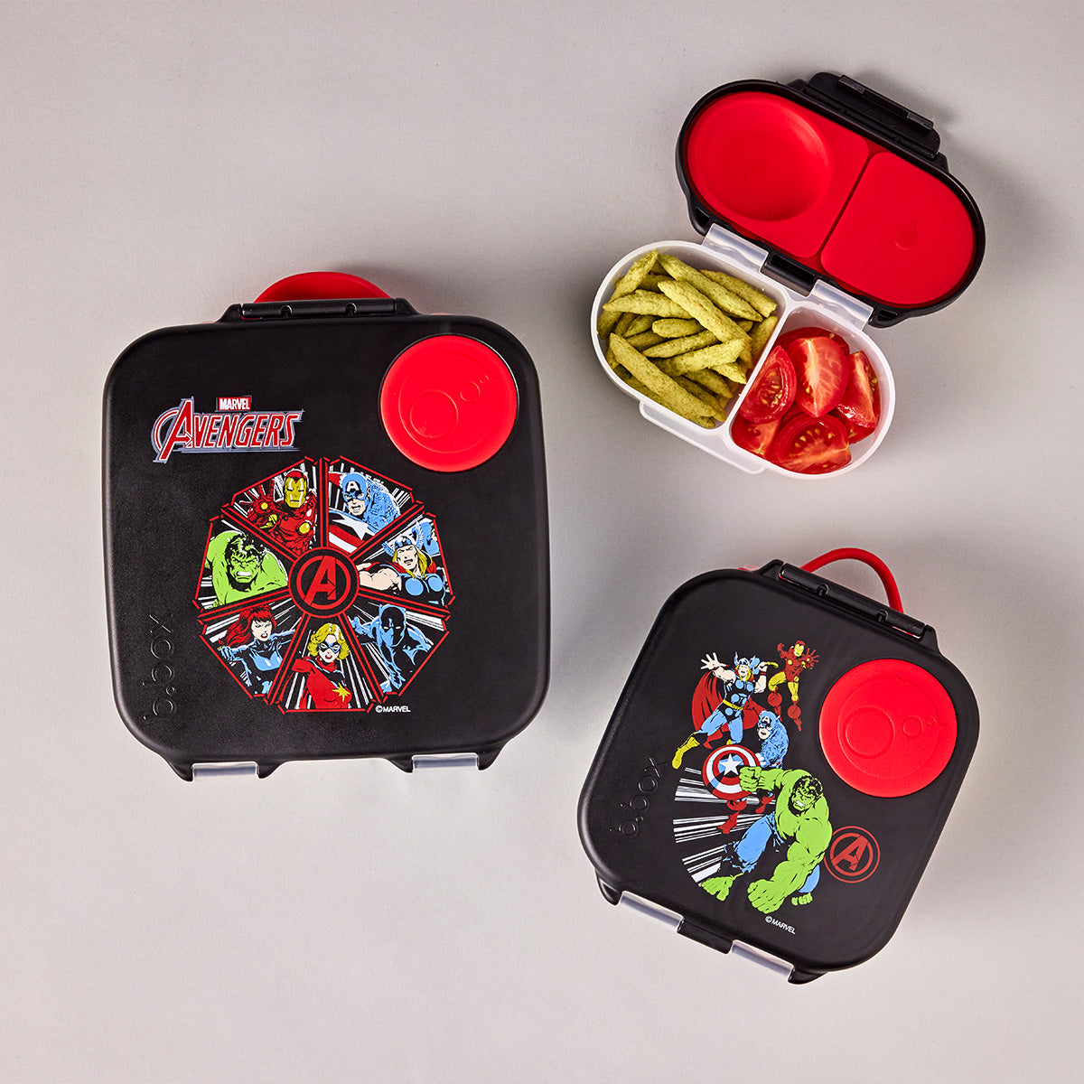 b.box AVENGERS Bento Lunch Box Bundle The Bento Buzz