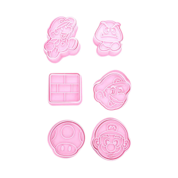 Mum Made Yum Cookie Mould Cutter Set - Mario