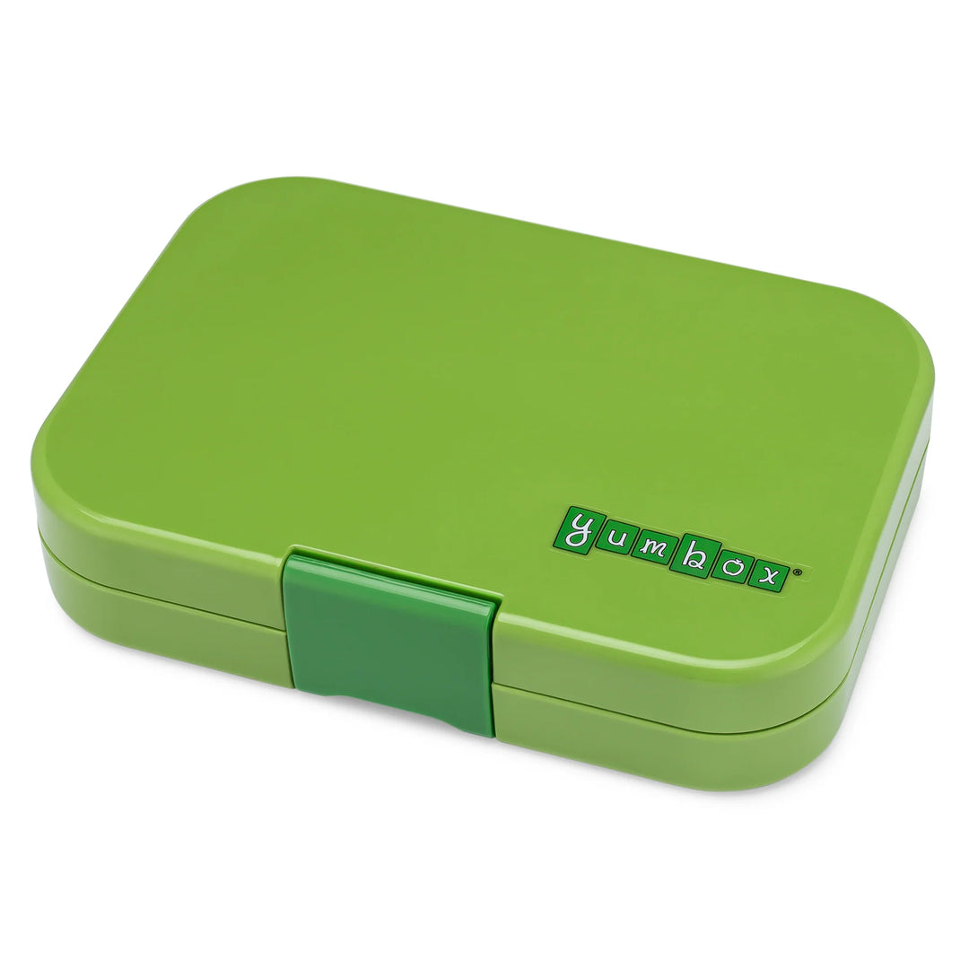 Yumbox Panino 4 Lunch Box - Matcha Green - Race Car