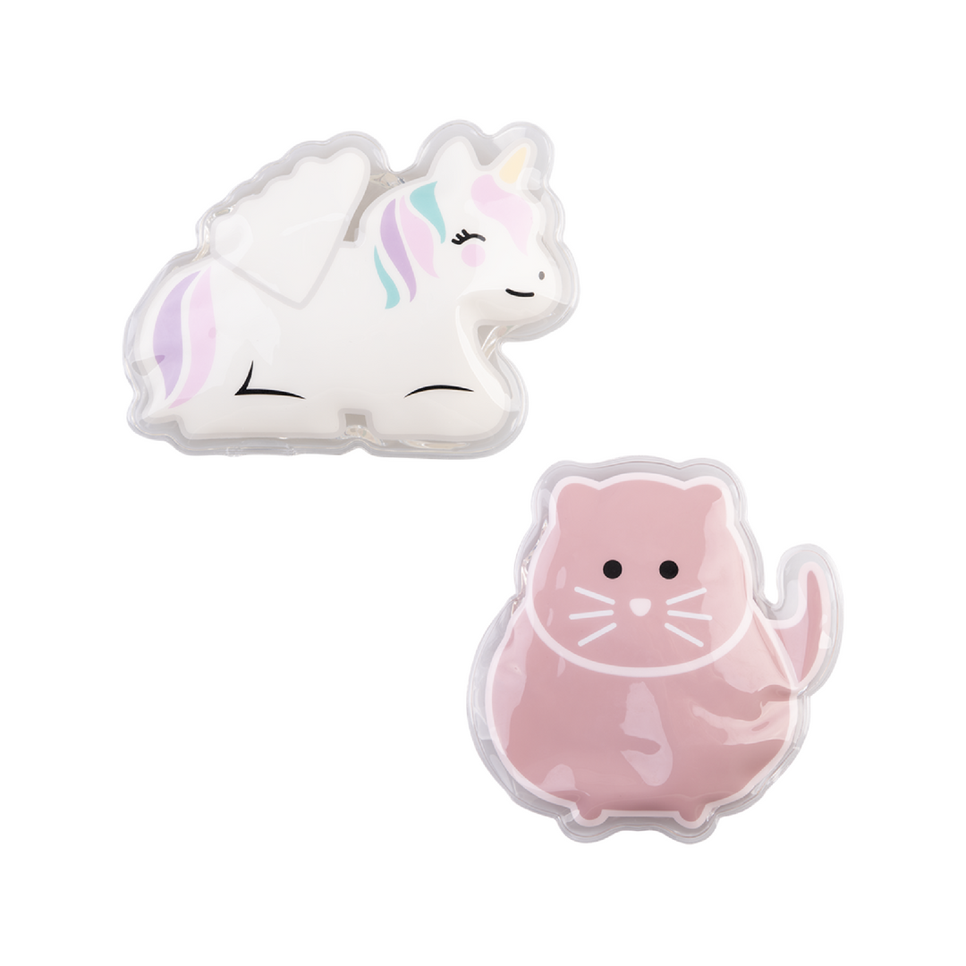 Melii Luxe Gel Ice Pack - 2 Pack - Unicorn & Cat