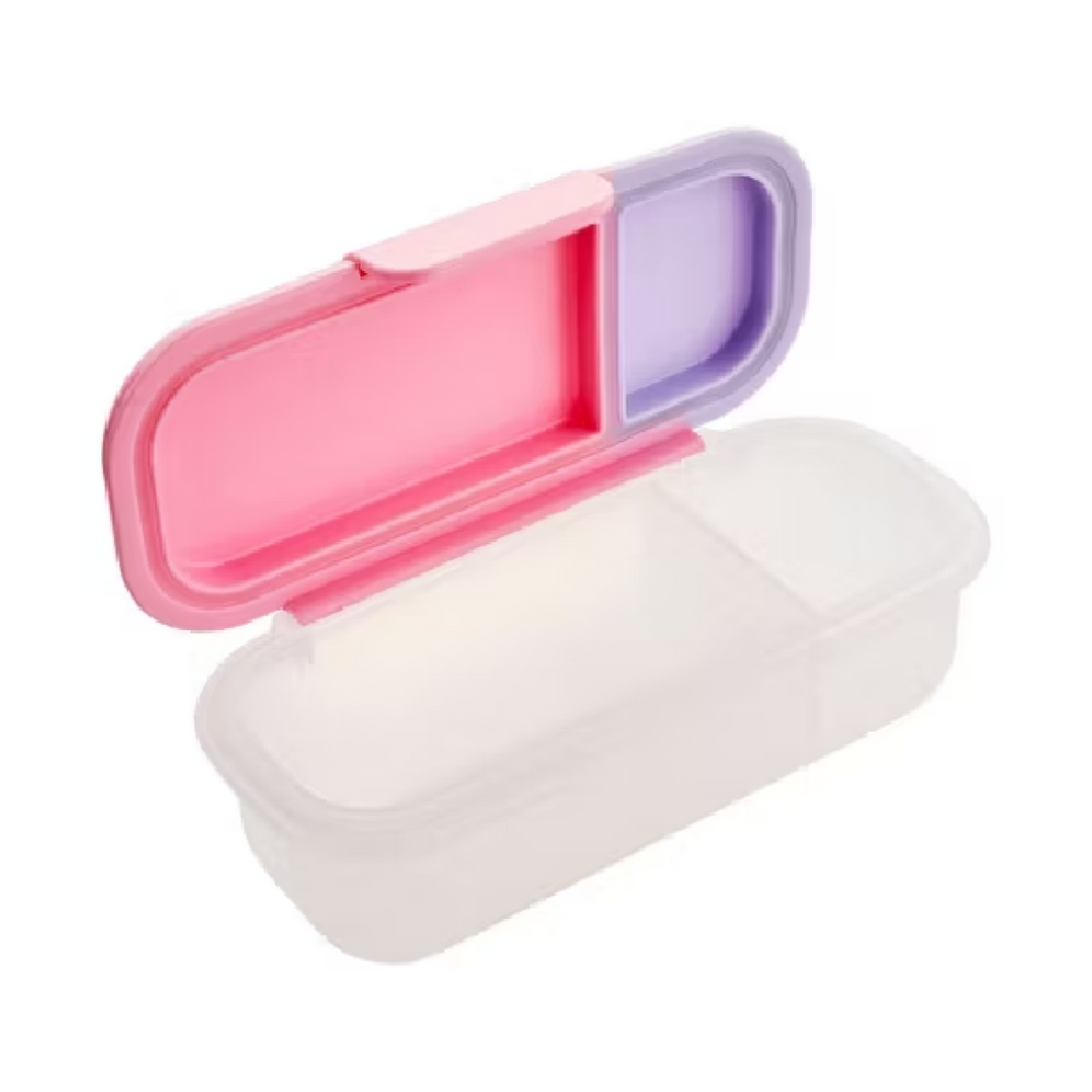 Melii Snack & Dip Container - Pink & Purple