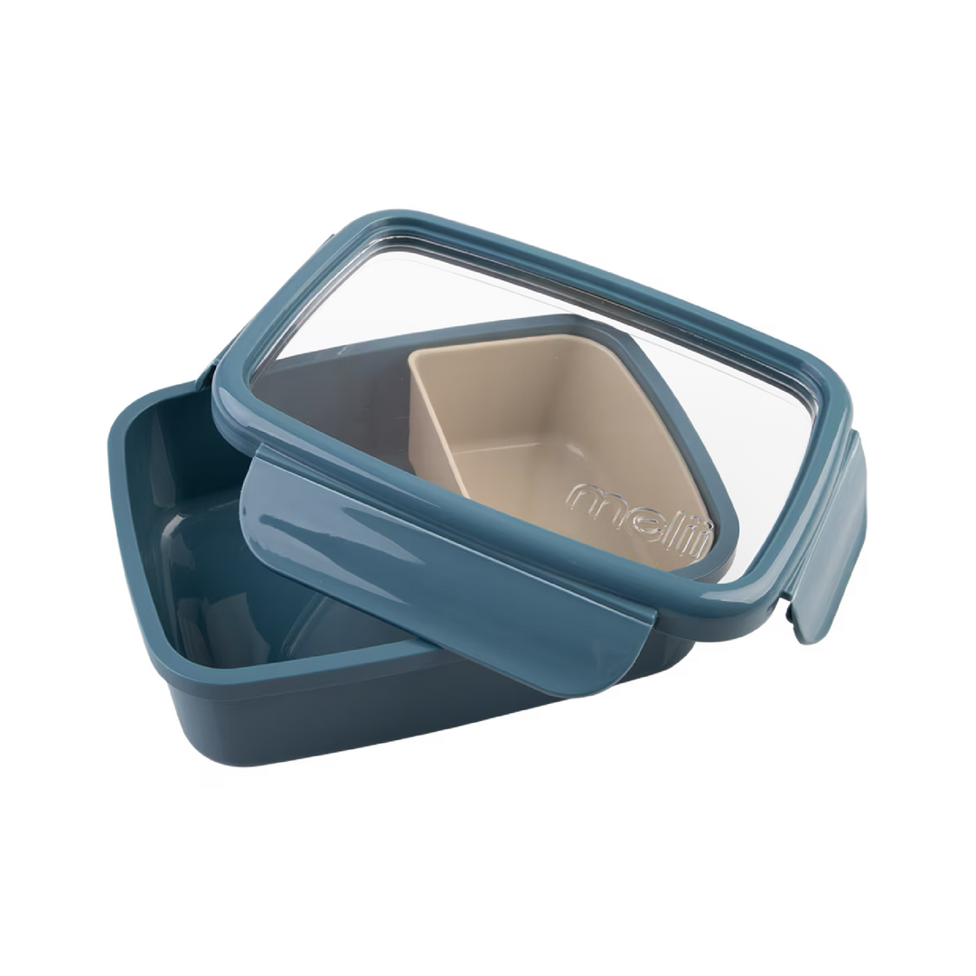 Melii Luxe Bento Box - Blue & Mint - 880mL - 2 Compartments