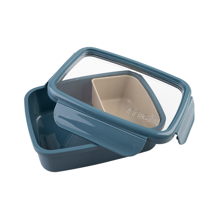 Melii Luxe Bento Box - Blue & Mint - 880mL - 2 Compartments