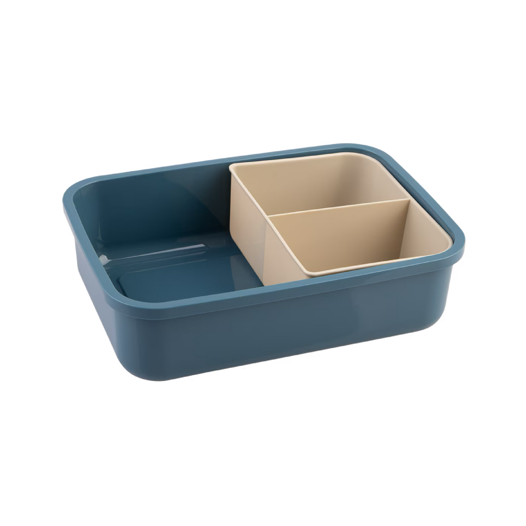 Melii Luxe Bento Box - Blue & Mint - 1.25L - 3 Compartments