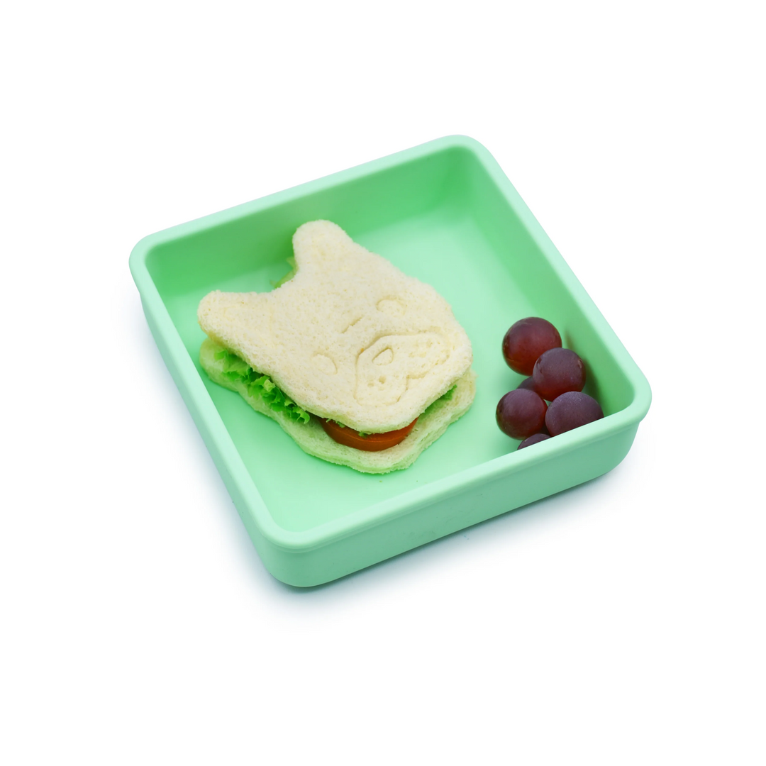 Melii Luxe 3-in-1 Sandwich Cutters - Set of 2 - Dinosaur & Bulldog
