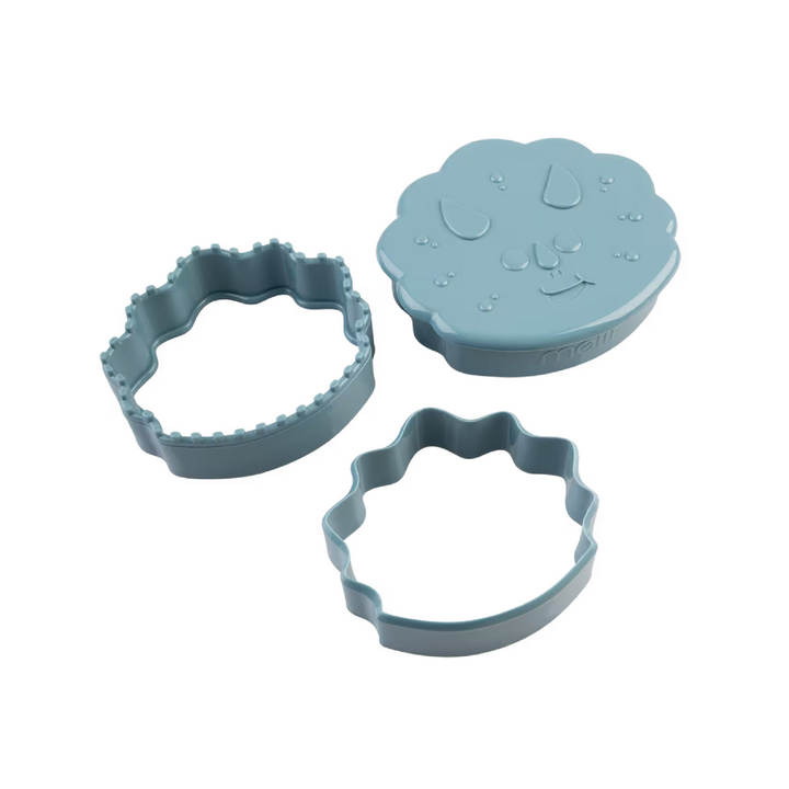 Melii Luxe 3-in-1 Sandwich Cutters - Set of 2 - Dinosaur & Bulldog