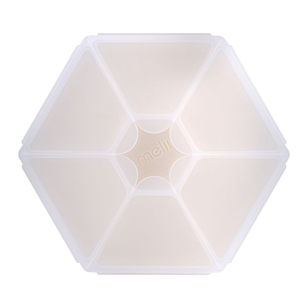 Melii Luxe Hexagon Snackle Box - Ivory